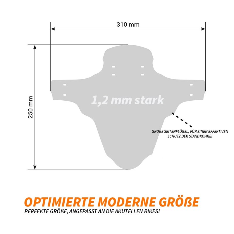 unleazhed M01 Mountain Bike Mudguard, MTB Mudguard, Bicycle Mudguard, MTB