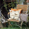 APELT Cushion Cover Winter World Cotton Birds Size 46 x