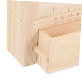 DOITOOL DIY Craft Bracelet Weaving Rack 1 Set Weaving Kit Wooden Frame for Jewelry Making Adjustable Safe for Boys and Girls