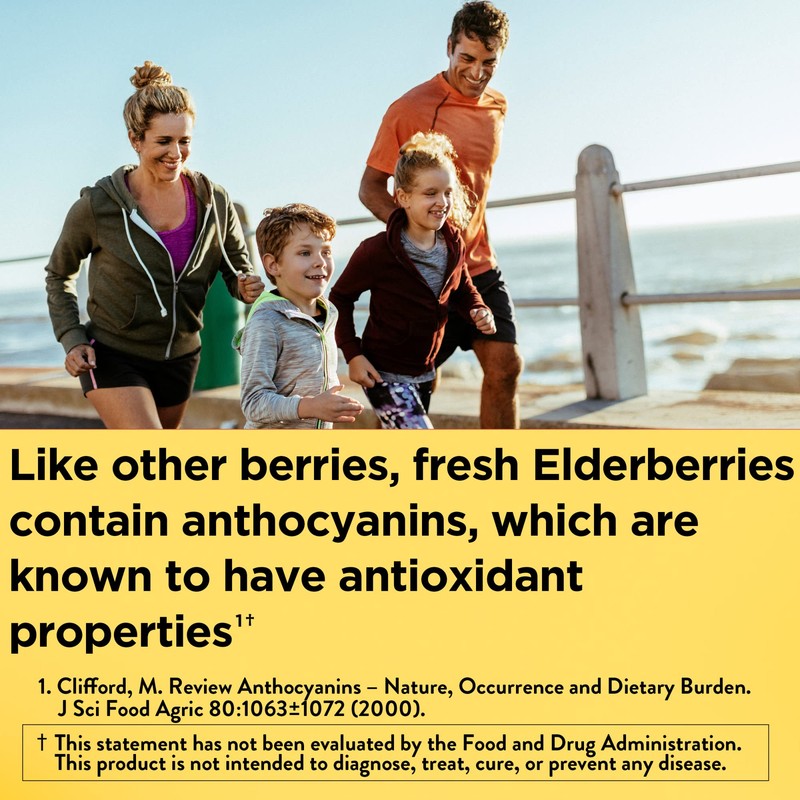 Nature Made Elderberry, Vitamin C and Zinc Capsules, 400 mg