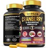 Tenmido Cranberry Supplements - 7in1 with Vitamin C, D-Mannose, Hibiscus,