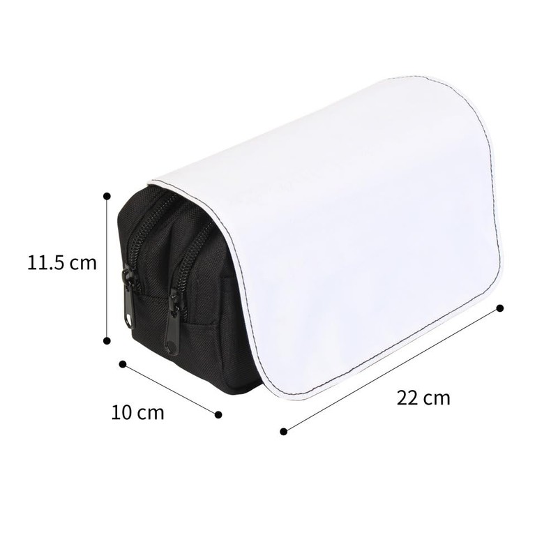 Chashaobo 4 PCS Sublimation Printable Blank Pencil Case Pen Bag