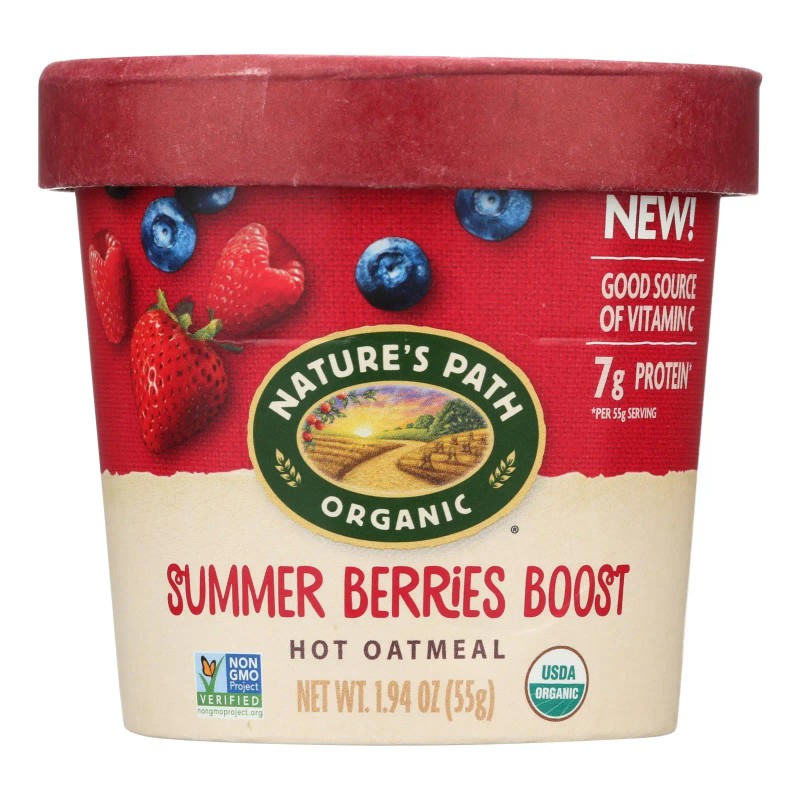 Nature's Path Organic Instant Oatmeal Summer Berries Boost 1.94 oz