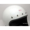Helmet snap with rivets
