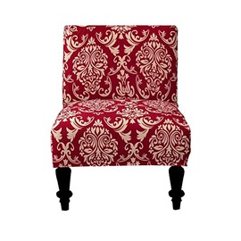 Eco-Ancheng Armless Chair Slipcover Removable Armless Accent Chairs Covers Washable Armless Slipper Chair Slipcover Printed Armless Chair Furniture Protector Covers for Living Dining Room Hotel