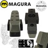 1 Pair (Pack of 2) Magura Brake Pads for Coated