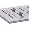 200x150 mm (8x6") Sliding Grille Made of Sheet Steel, galvanised