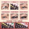 Focipeysa Thick Volume Lash Clusters 3 Style Eyelash Extensions Kit