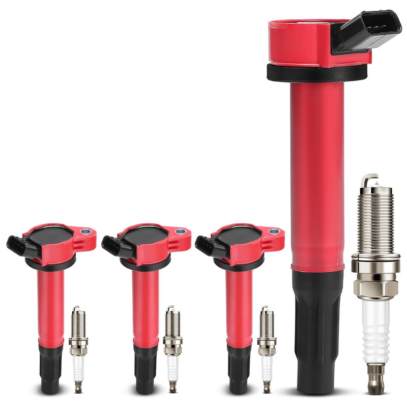 A-Premium (Blue) Set of 8 Ignition Coil Pack and Iridium