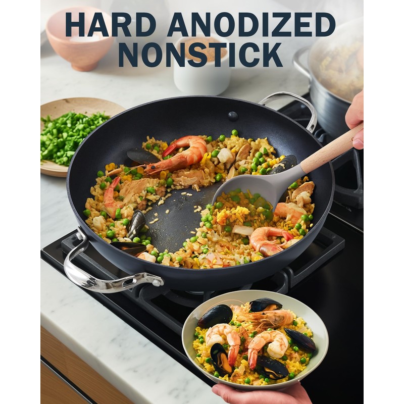 Cooks Standard Everyday Pan with Glass Lid, Chef's Pan 12-Inch