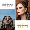 18 piezas de cuentas en espiral para el pelo, trenzas