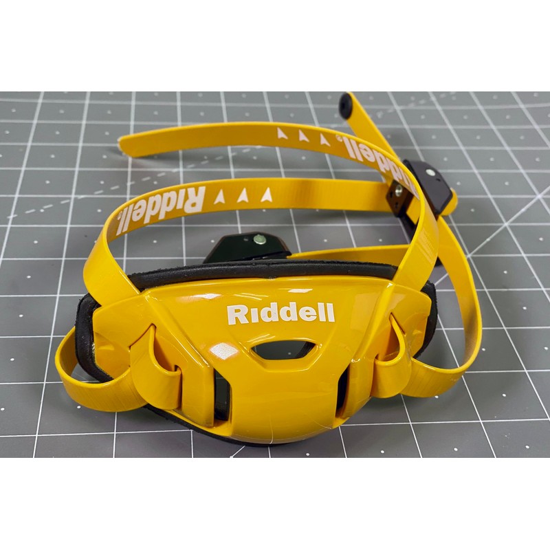 Green Gridiron Riddell SpeedFlex Hard Cup Cam-Loc Chinstrap + Chrome