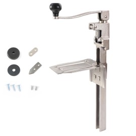 MoHern Commercial Can Opener Heavy Duty, Industrial Can Opener for #10 Cans, Manual Can Opener with Plated Steel Base for Restaurant, Food Store, Hotel, Bar, Home up to 11’’