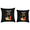 What the Pho Ramen Noodles Throw Pillow