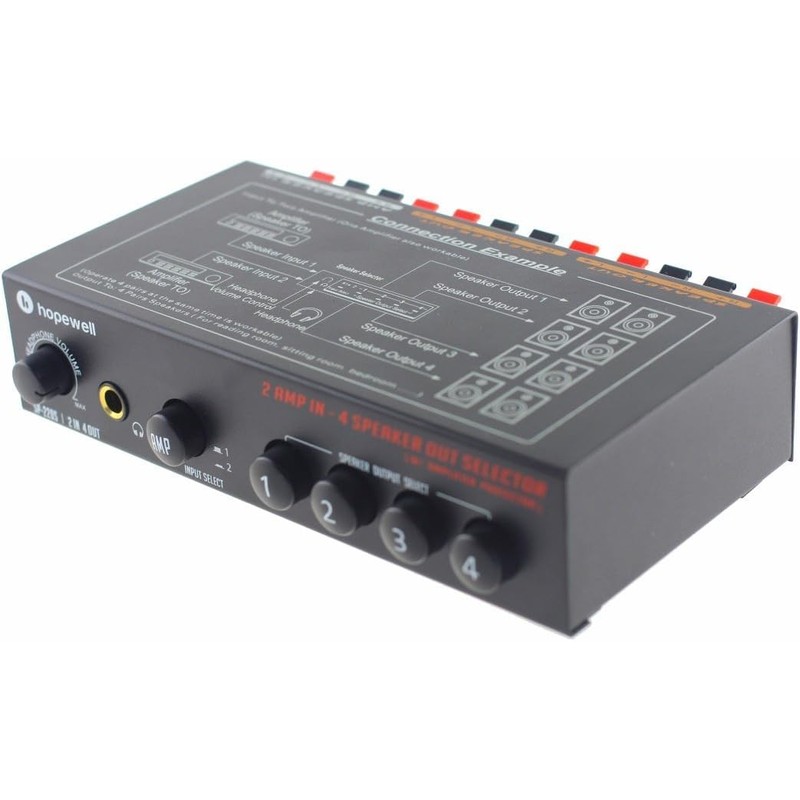 Basicest 2 in 4 out Speaker Selector Switch