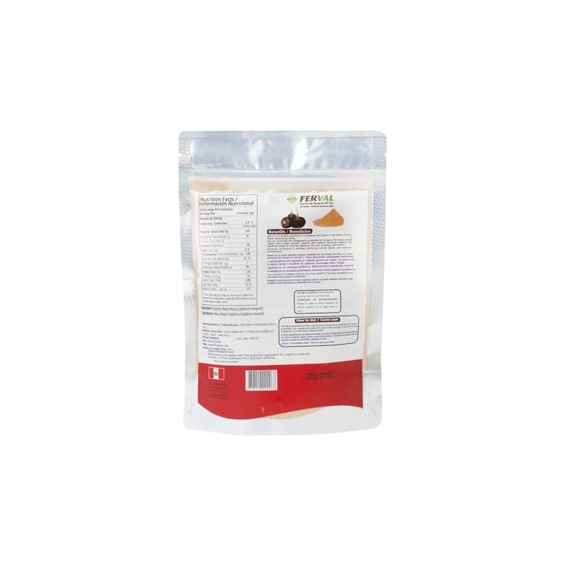 Ferval - Maca Negra En Polvo (Bolsa De 8,8 Oz)