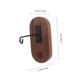 BESPORTBLE Wind Chime Bracket Wall Mount Sturdy Hanger for Indoor Decor Easy Installation for Living Room Bedroom Design with Metal Hook for Wind Bells