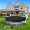 27.8FT Round Leaf Net Cover for 24FT Above Ground Pools