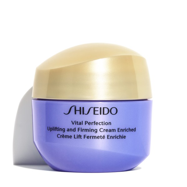 Shiseido Vital Perfection Uplifting and Firming Cream Enriched - Mini Size, 20 mL - Anti-Aging Moisturizer for Very Dry Skin - Visibly Lifts & Firms