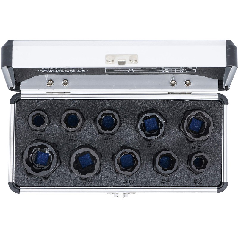 BGS Do it yourself Spezial-Steckschlüssel-Einsatz-Satz 10-tlg.