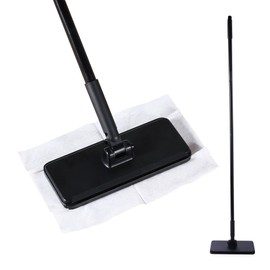 Eyliden Floor Wiper Body, Flooring Wiper, Touchless Wipe, Cleaning Cloth Mop, One-Touch Mop, One-Touch Mop, Removable in 1 Second, Automatic Sandwiching, Floor Mop, 2-in-1 Draining Wiper, Floor
