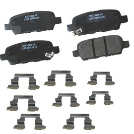 Bendix Premium SBC1288 Ceramic Rear Brake Pads for Select Models INFINITI EX35, FX35, G35, G37, M35, M45, Q60, Nissan 370Z, Altima, Juke, Rogue, Rogue Select, Sentra, X-Trail, Renault Koleos, Safrane