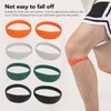 2PCS Patella Knee Support Strap Silicone Patella Tendon Stabilizer Band