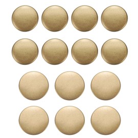 HARFINGTON Metal Antiqued Button Set 15mm 20mm Round Metal Sewing Button Brass Shank Replacement Button for Men Women Blazer Suit Woolen Coat Shirt Jacket Trousers Sewing Crafts, Bronze