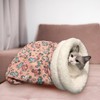 Roczential Cozy Warm Sleeping Bag for Cats Cozy Cat Winter
