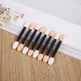 아이섀도우 팁브러쉬 10개입 메이크업 섀도우스틱 일회용 휴대용 화장도구 OPP포장 Eye Shadow Tip Brush 10 Pieces Makeup Shadow Stick Disposable Portable Makeup Tool OPP Package