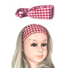 Gingham Headband. Child Sized. Suit Child Age 4 To 10