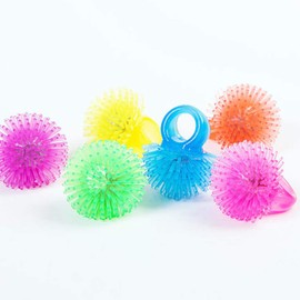 TOYANDONA 20pcs LED Light Up Flashing Rings Jelly Finger Rings Light Up Toys For Kids Birthday Party Favors Supplies Toys Mixed Patterns