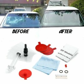 Windscreen Windshield Repair Tool Set DIY Car Kit Wind Glass For Chip Crack Fix