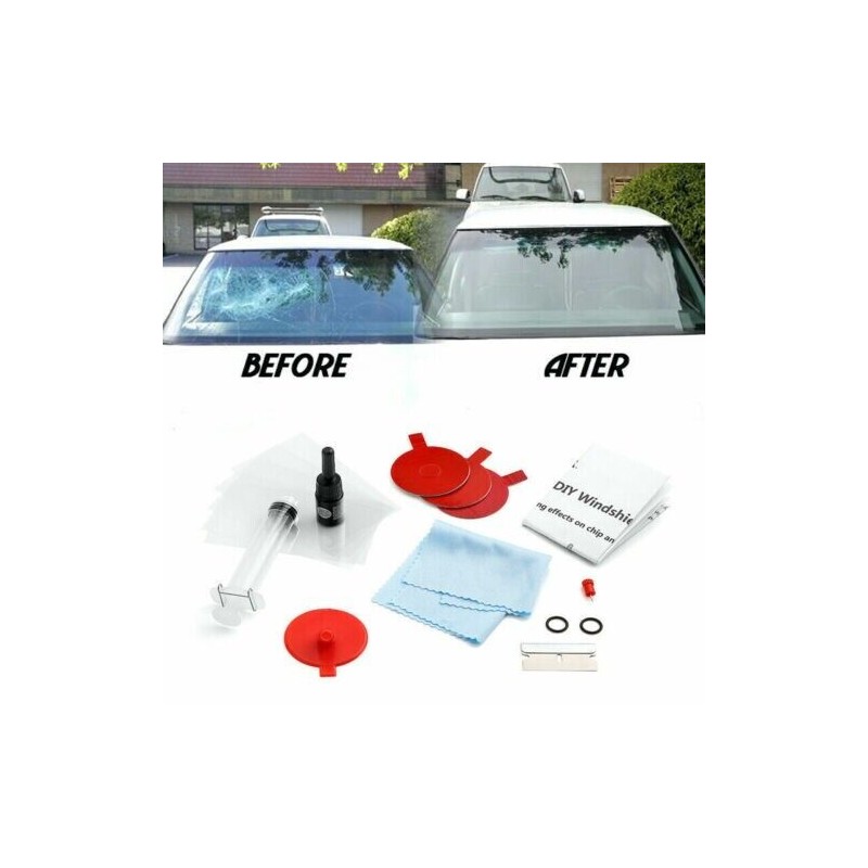 Windscreen Windshield Repair Tool Set DIY Car Kit Wind Glass