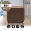 Costick Rattan Style Garden Table, Set of 3, Dedicated Cover,