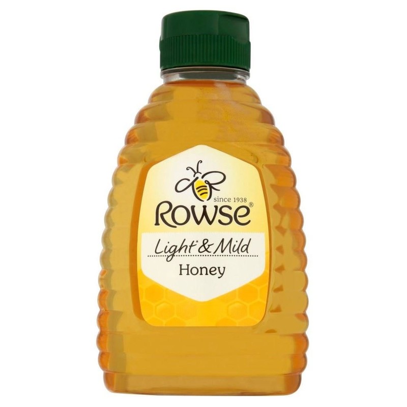 Rowse Light & Mild Squeezy Honey (340g) - Pack of