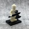 MuseBrickArts 5pack Knight Axe Black Blocks Weapons Accessories for Minifigures