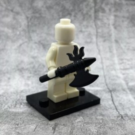 MuseBrickArts 5pack Knight Axe Black Blocks Weapons Accessories for Minifigures B80931