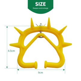 Plastic Calf Cow Cattle Nose Ring Weaning Weaner Anti Sucking Milking Stop Farm Products
