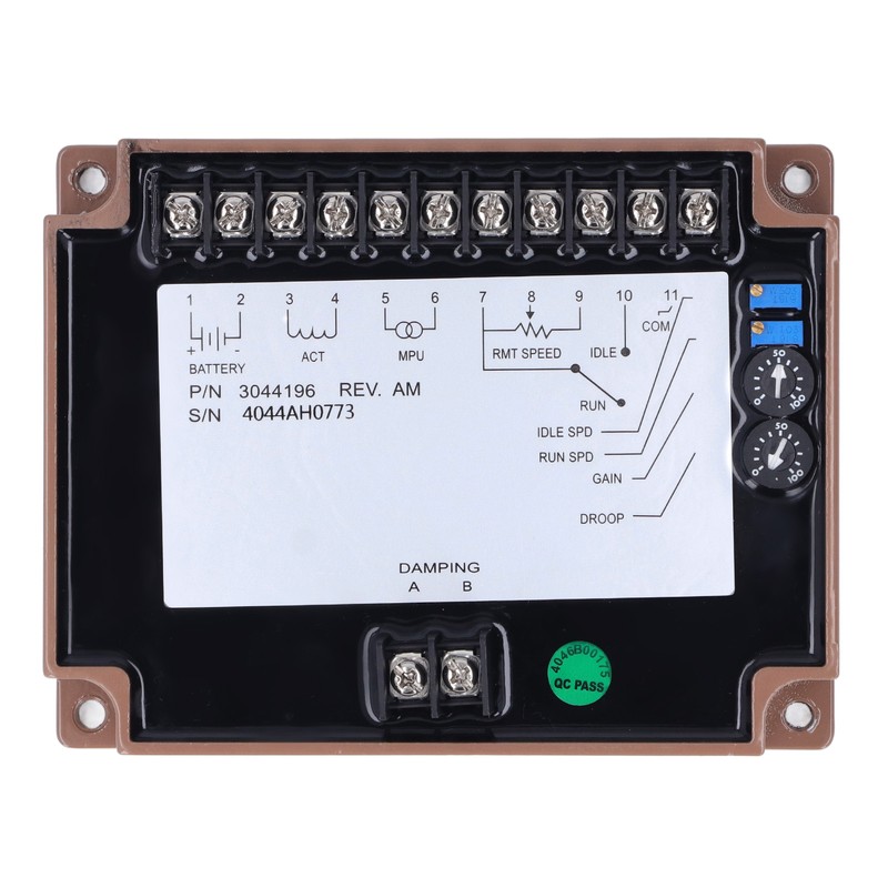 Generator Speed Controller Electronic Engine Governor Slow Start Idle Control