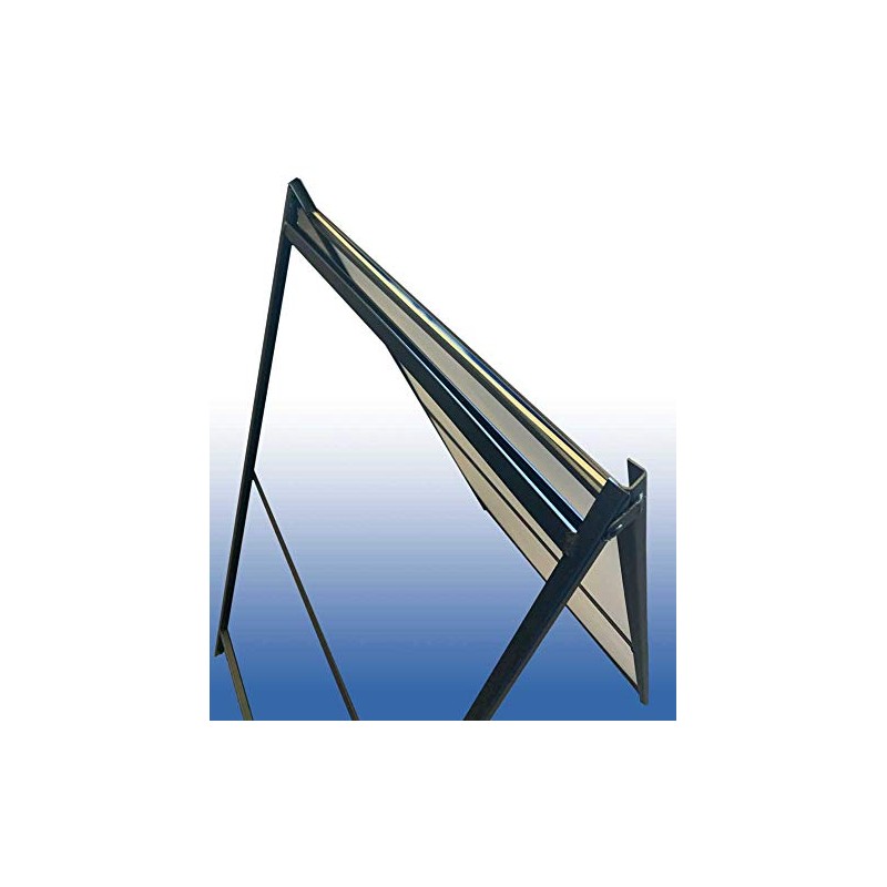 Metal Sidewalk A-Frame Sandwich Board with Two Custom Sign