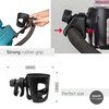 Pram Cup Holder, Buggy Cup Holder With 1 Stroller Hook