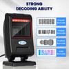 OBZ 1D 2D Desktop Barcode Scanner, Hands-Free USB Wired QR