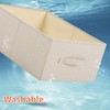 Linen Folding Storage Bins, 3 Pack Large Storage Baskets, Washable,
