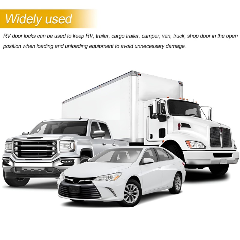 XINLIYA 2PCS RV Door Latch, 6 inches 304 Stainless Steel