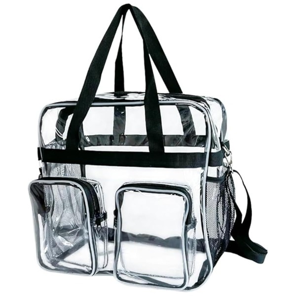 Kit de maquillaje profesional de PVC transparente para maquillaje, bolsa