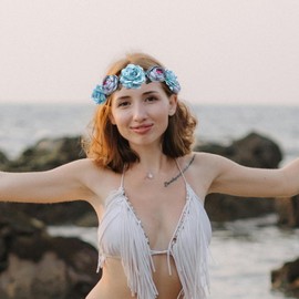 AWOCAN Flower Crown Headband Women Headpiece Boho Bridal Flower Headband Wreath Crown for Wedding Festival Party (blue)