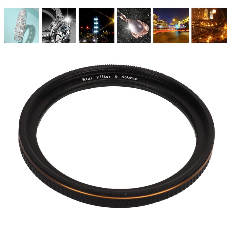 Star Filter 6 Line High Definition Coating Adjustable Cross Screen