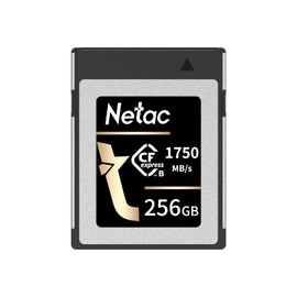 Netac 256GB CFexpress Type B Memory Card PCIe Gen 3 * 2 NVMe1.4 Max Read Up to 1750MB/s Max Write Up to 550MB/s for Professional Photographers and Videographers Vloger, CF2000