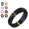 18 Gauge Aluminum Craft Wire, 1mm 150 Ft/45m Black Bendable